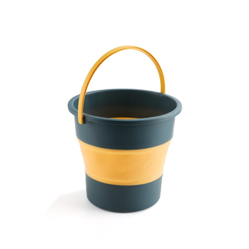 Balde de Silicone Para Limpeza Retrátil Dobrável | FlexiBucket™