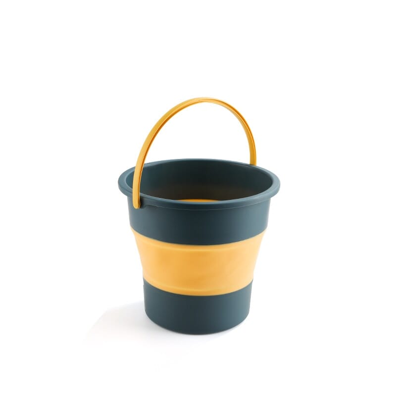 Balde de Silicone Para Limpeza Retrátil Dobrável | FlexiBucket™